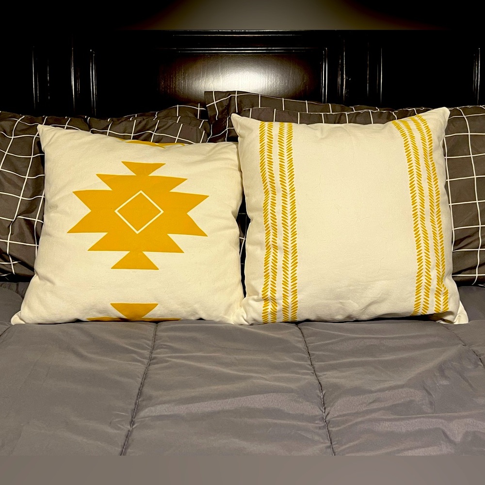 Decorative Accent Pillows Set of 2